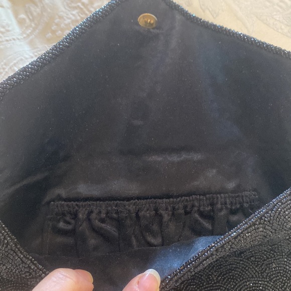 Rare Find! Vintage Spritzer and Fuhrmann beaded&embroidered Envelope evening bag - Picture 6 of 9